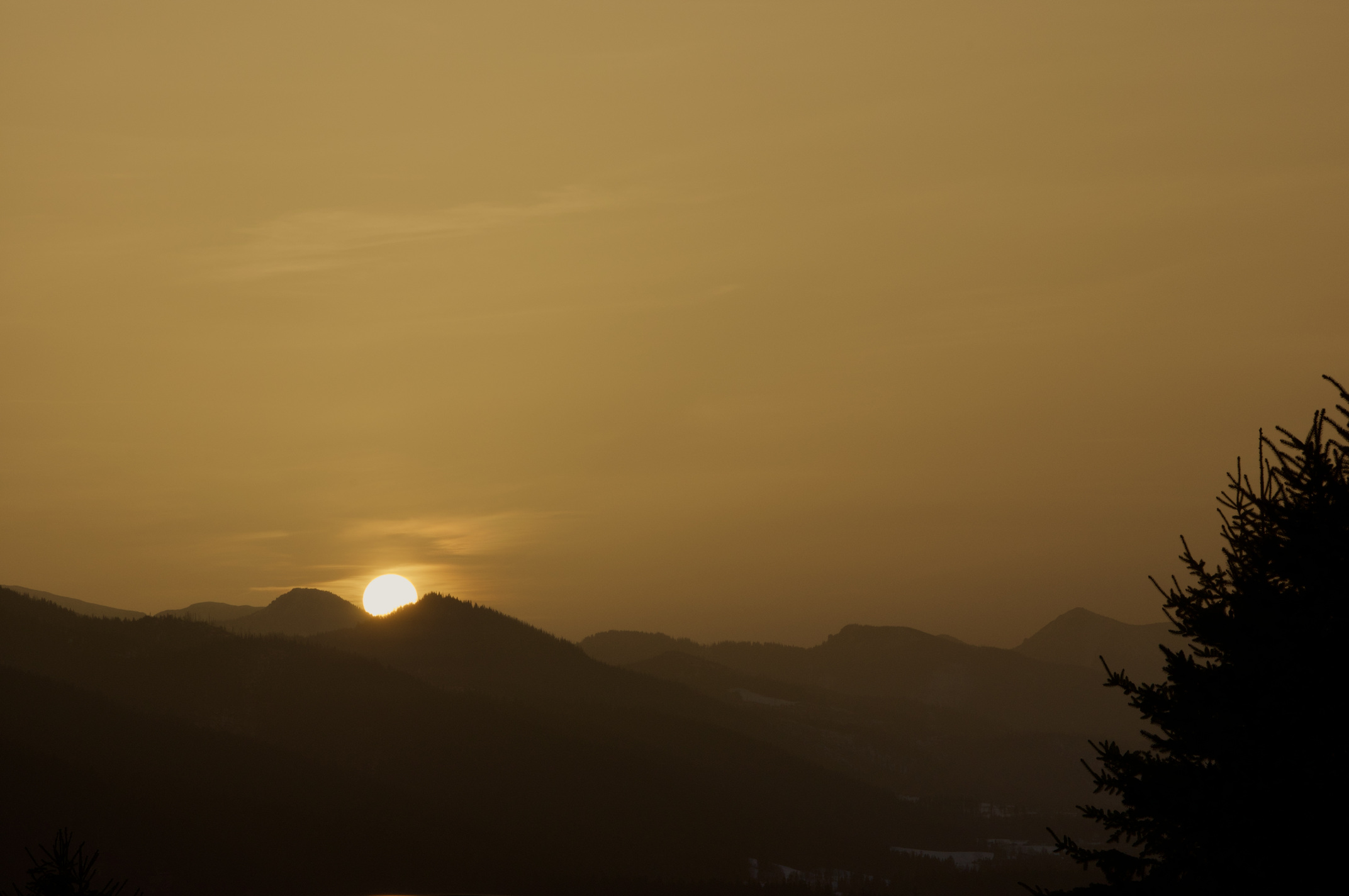 sunset #3, 02/2021 @Zakopane - © PC